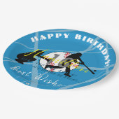 野球テーマ紙プレートHAMbyWG ペーパープレート (アングル)