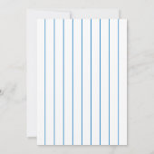 野球テーマ誕生日パーティーキッズ サンキューカード (裏面)