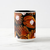 野球テーマ ツートーンマグカップ (中央)