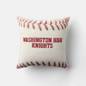 野球テーマ パーソナライズされた クッション (裏面)
