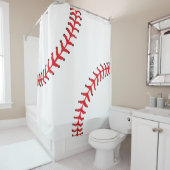 野球デザインシャワーカーテン シャワーカーテン (インサイチュ)