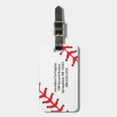 野球デザインラゲッジタグ ラゲッジタグ (正面縦)