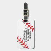 野球デザインラゲッジタグ ラゲッジタグ (正面縦)
