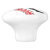 野球デザイン引き出しプル、キャビネットノブ セラミックノブ (側面)