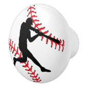 野球デザイン引き出しプル、キャビネットノブ セラミックノブ (右)