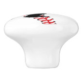 野球デザイン引き出しプル、キャビネットノブ セラミックノブ (側面)