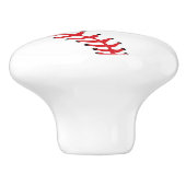 野球デザイン引き出しプル、キャビネットノブ セラミックノブ (側面)