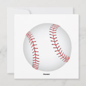 野球デザイン野カスタム球BGカラー シーズンカード (裏面)