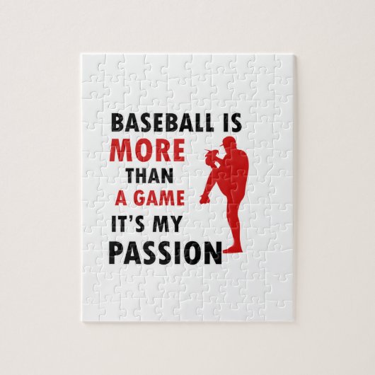 野球デザイン ジグソーパズル (縦)