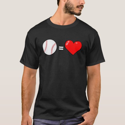 野球デザイン Tシャツ (正面)