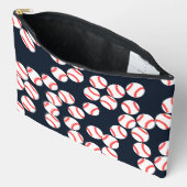 野球トイレタリーバッグ アクセサリーポーチ (見開き)