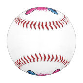 野球ドリップアイスクリーム野球好き 野球ボール (裏面)