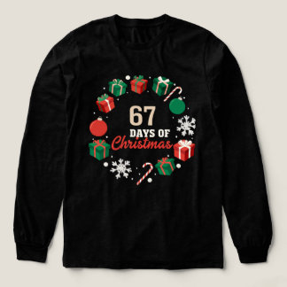 野球ドリップナンバー67プレイヤーまたは67歳の誕生日25 トライブレンドＴシャツ
