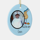 野球ナットフォトオーナメント セラミックオーナメント (右)