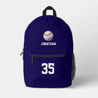 野球ナンバー35 スポーツバックパック プリントバックパック