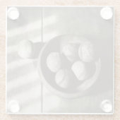 野球ノスタルジア – ベースボール ガラスコースター (裏面)