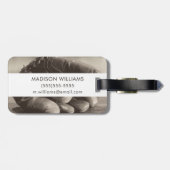 野球ノスタルジア – ミットと野球 ラゲッジタグ (裏面横)