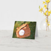 野球ノテカード カード (黄色い花)