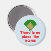 野球ノープレイスホームマグネット マグネット (正面/裏面)