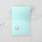 野球ハッピーバースデーカード カード (内部)