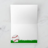 野球ハッピーバースデー カード (内部)