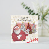 野球ハッピーホリデーズクリスマスフォープレイヤーホリ シーズンカード (スタンド正面)