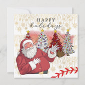 野球ハッピーホリデーズクリスマスフォープレイヤーホリ シーズンカード (正面)