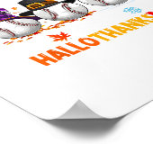 野球ハロウィーン感謝祭クリスマスハロタ ポスター (角)