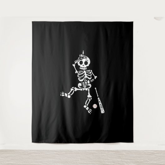 野球ハロウィーン野球 タペストリー (正面)