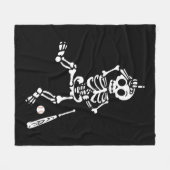 野球ハロウィーン フリースブランケット (正面(横))