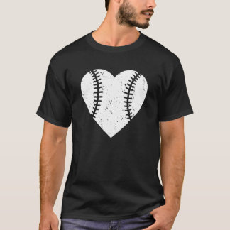 野球ハート動揺して野球 Tシャツ