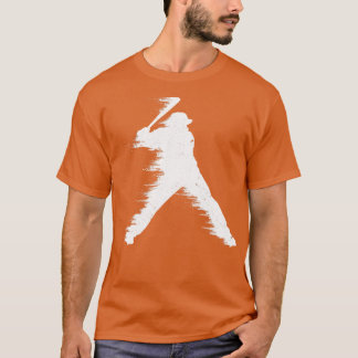 野球バッターイラストレーション Tシャツ