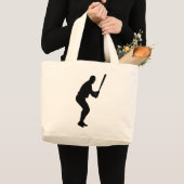 野球バッターバンツスポーツ ラージトートバッグ (正面(商品))