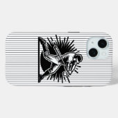 野球バッターiPhone 15ケース Case-Mate iPhoneケース (裏面 (横))