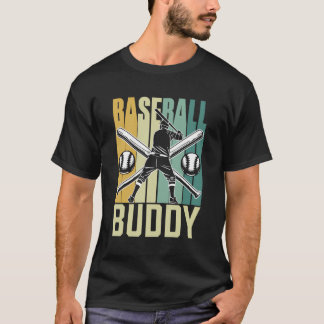 野球バディ愛好家ベースボールプレーヤー趣味 Tシャツ
