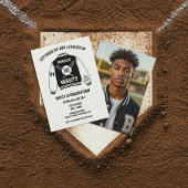 野球バーシティジャケット卒業パーティー 招待状