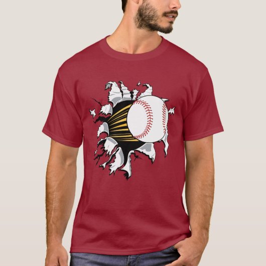 野球バースターTシャツ Tシャツ (正面)
