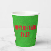 野球バースデーパーティー紙カップ 紙コップ (左)