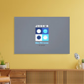 野球バーバルミツワーサインインボード キャンバスプリント (インサイチュ (リビング))