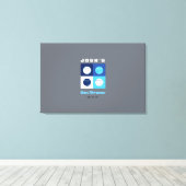 野球バーバルミツワーサインインボード キャンバスプリント (インサイチュ (ウッドフロア))