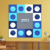 野球バーバルミツワーサインインメモリーボード キャンバスプリント (インサイチュ (リビング))