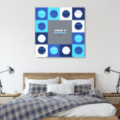 野球バーバルミツワーサインインメモリーボード キャンバスプリント (インサイチュ (寝室))