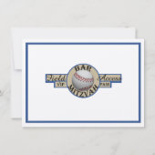 野球バー（ユダヤ教の）バル・ミツバーお祝い 招待状 (裏面)