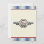 野球バー(ユダヤ教の)バル・ミツバーセーブ・ザ・デート セーブザデート (裏面)