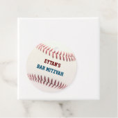 野球バー(ユダヤ教の)バル・ミツバーレッドブルーメッセージカード フェイバータグ (インサイチュ)