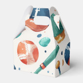 野球パターカスタムン文字ボーイパーティー フェイバーボックス (裏面サイド)