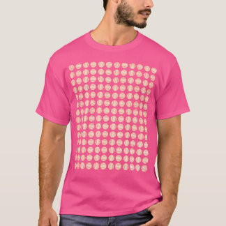 野球パターンヴィンテージ Tシャツ