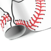 野球パターン包装紙 ラッピングペーパー (ロールコーナー)