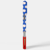 野球パターン（の模様が）ある名前をカスタムする Case-Mate iPhoneケース (裏面 / 右)