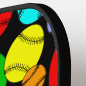 野球パターン ピックルボールラケット (左詳細)